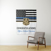 警察学校の卒業式シンブルーラインパーティー タペストリー (インサイチュ)