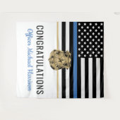 警察学校の卒業式シンブルーラインパーティー タペストリー (正面(横))