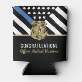 警察学校の卒業法執行機関 缶クーラー (正面)