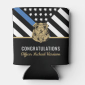 警察学校の卒業法執行機関 缶クーラー (裏面)