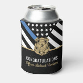 警察学校の卒業法執行機関 缶クーラー (缶裏面)