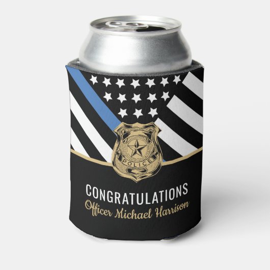 警察学校の卒業法執行機関 缶クーラー (缶裏面)