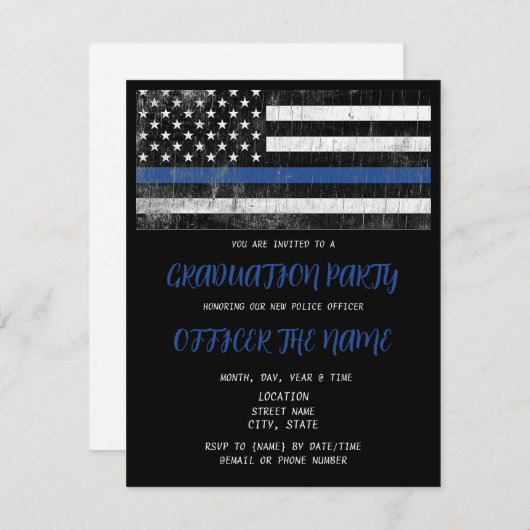 警察学校の卒業 シーズンカード (正面/裏面)