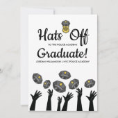 警察学校の大学院写真修士会 招待状 (正面)