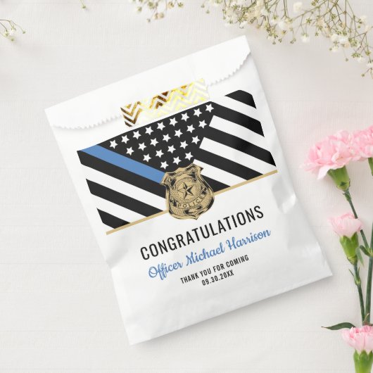 警察学校ブルーライン卒業祝い フェイバーバッグ (封をした状態)