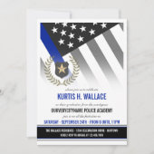 警察学校卒業パーティー 招待状 (正面)