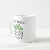 警察学院卒業ギフトアイディア コーヒーマグカップ (正面左)