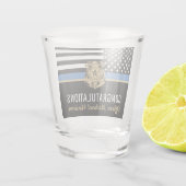 警察学院卒業ブルーラインパーティー ショットグラス (裏面)