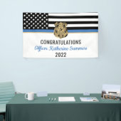 警察学院法執行卒業会 横断幕 (トレードショー)