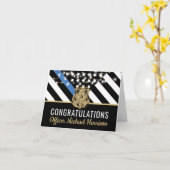 警察学院法執行卒業 カード (黄色い花)