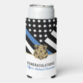 警察学院法執行卒業 スリム缶クーラー (Seltzer裏面)