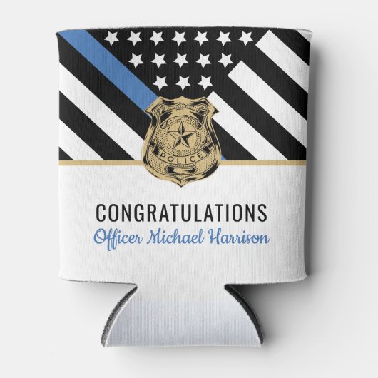 警察学院法執行卒業 缶クーラー (正面)