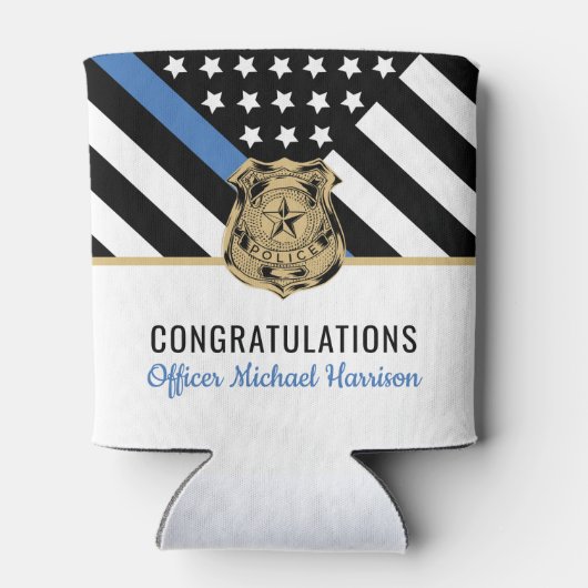 警察学院法執行卒業 缶クーラー (裏面)