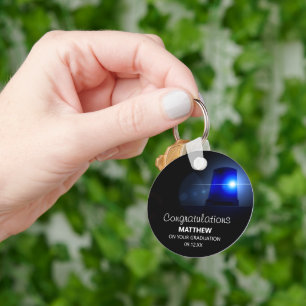 警察官おめでとう キーホルダー