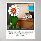 警察官おもしろいのユーモアのポスター ポスター (正面)