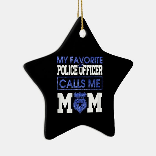 警察官がお気に入りのママと呼ぶ女性 セラミックオーナメント (右)