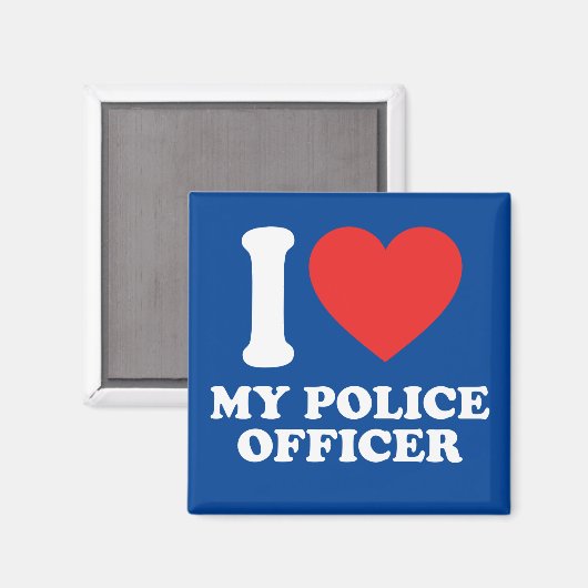 警察官が大好き マグネット (正面/裏面)