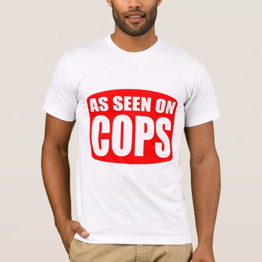 警察官で見られる Tシャツ (正面)