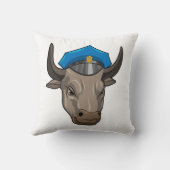 警察官としての強気 クッション (裏面)