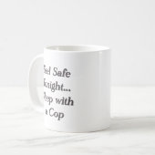 警察官との睡眠 コーヒーマグカップ (正面左)