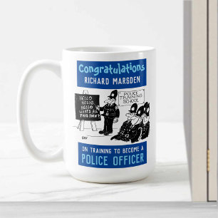 警察官になる コーヒーマグカップ