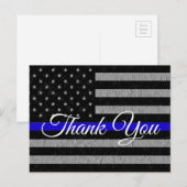 警察官に特別な感謝を！支援のポストカード ポストカード (正面/裏面)