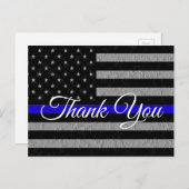 警察官に特別な感謝を!支援を伝えようポストカード ポストカード (正面/裏面)