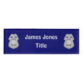 警察官のアクリル名タグ 名札 (正面)