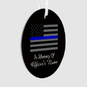 警察官のオーナメントを落ちた思い出して オーナメント (正面)