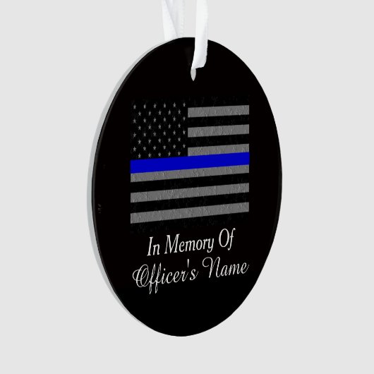 警察官のオーナメントを落ちた思い出して オーナメント (正面)