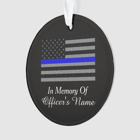 警察官のオーナメントを落ちた思い出して オーナメント (正面)