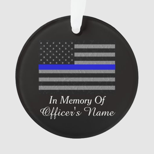 警察官のオーナメントを落ちた思い出して オーナメント (正面)