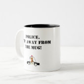 警察官のマグ ツートーンマグカップ (正面左)