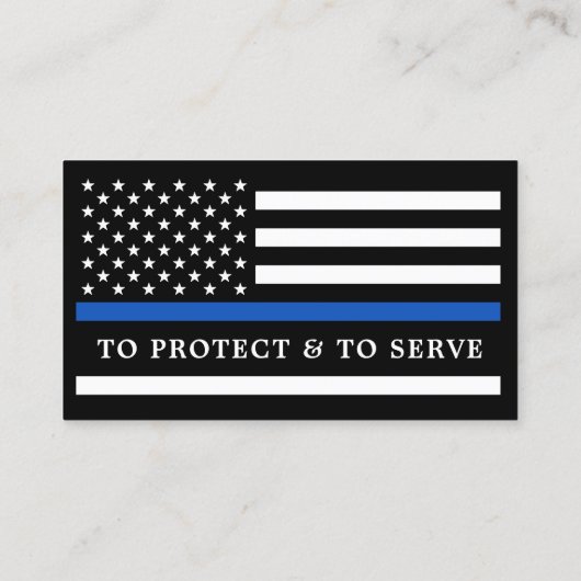 警察官のロカスタムゴ警官の警察 名刺 (裏面)