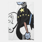 警察官のヴィンテージ キッチンタオル (縦)