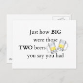 警察官の冗談、どの程度。 ポストカード (正面/裏面)