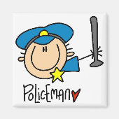 警察官の占領 マグネット (正面)