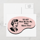 警察官の声 ポストカード (正面/裏面)