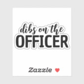 警察官の妻の汚職 シール (シート)