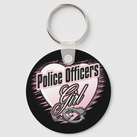 警察官の少女 キーホルダー (正面)