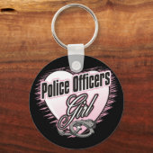 警察官の少女 キーホルダー (正面)