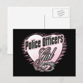 警察官の少女 ポストカード (正面/裏面)