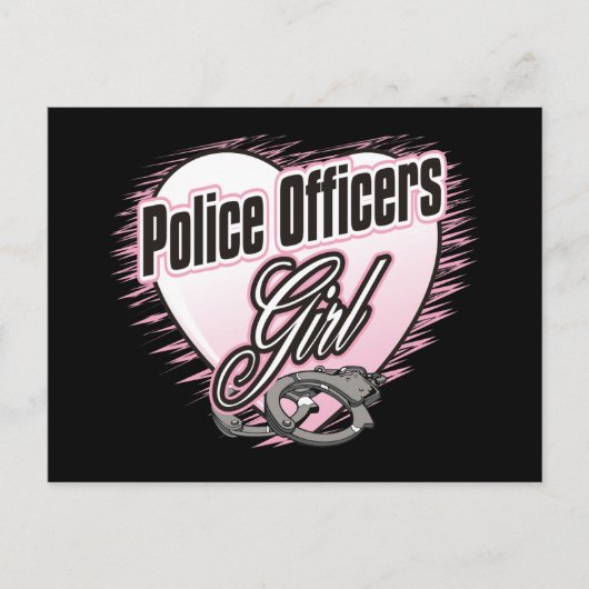 警察官の少女 ポストカード (正面)