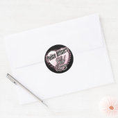 警察官の少女 ラウンドシール (封筒)