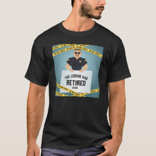 警察官の引退 Tシャツ