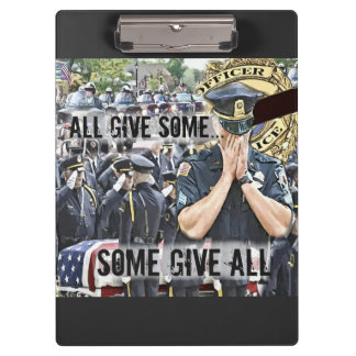 警察官の法執行クリップボード クリップボード