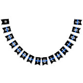 警察官の法執行祝い バンティングフラッグ (全)