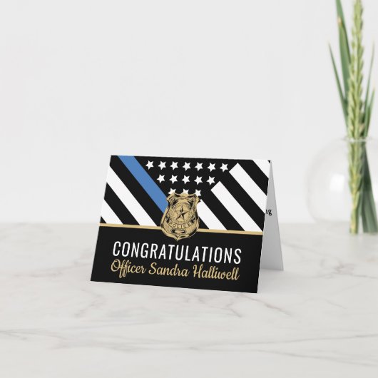警察官の法執行退職 カード (正面)