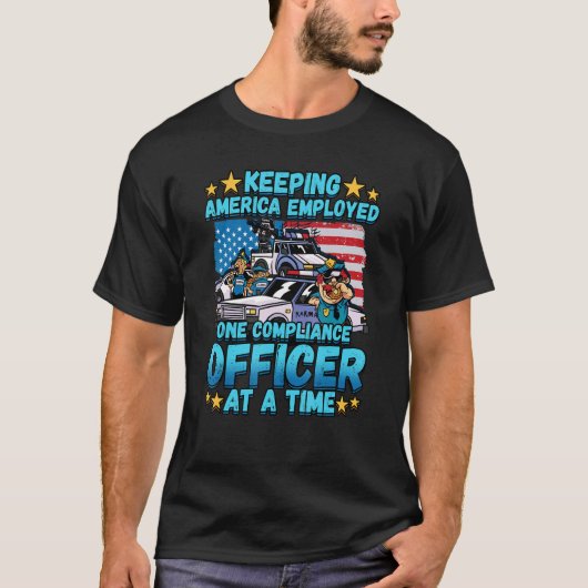 警察官の法執行 Tシャツ (正面)