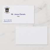 警察官の盾カスタム 名刺 (正面/裏面)